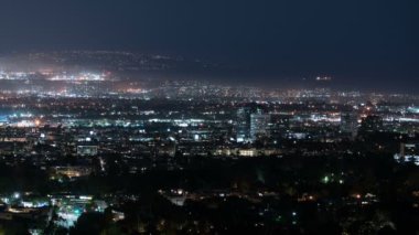 Batı Los Angeles 'a doğru Palos' a doğru Gece Vakti Dusk kıyı şeridine karşı