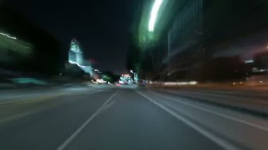 Los Angeles 'ta Gece Kaliforniya' da Hiperlapse kullan.
