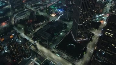 Los Angeles Şehir Merkezi Finans Bölgesi Çevre Yolları Hava Yolları Zaman Geçişi