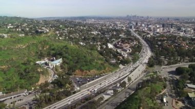 Hollywood Hills 'ten Los Angeles Hava Çekimi