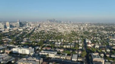 Los Angeles Wilshire Merkezi ve Şehir Merkezi Hava Üssü Ters Çekim