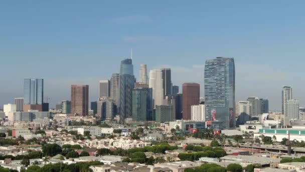 Los Angeles Belvárosa Pico Union Aerial Shot Balról — Stock videók