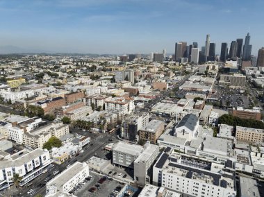 Los Angeles Downtown ve Westlake 7. Cadde Kaliforniya ABD