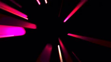 Yanıp sönen Lazer Işığı Parlayan Pembe Döngü Animasyon Özeti Arkaplanı Gösteriyor