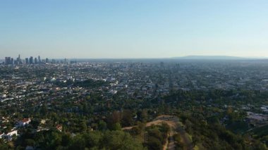 Griffith Park 'tan Los Angeles Panorama City, Pan R California ABD