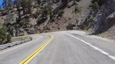 Angeles Crest Otoyolu Yazı 5 Islip Eğerli Grassy Hollow 15 Ön Manzara Sürücü Plakası Angeles Ulusal Ormanı ABD