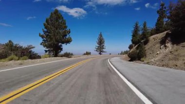 Angeles Crest Otoyolu Yazı 5 Islip Eğerli Grassy Hollow 17 Ön Manzara Sürücü Plakası Angeles Ulusal Ormanı ABD