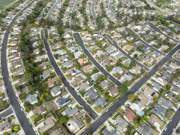 Thousand Oaks Aerial Shot of Residential Area California USA