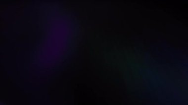 Aurora Borealis Animasyon Siyah Arkaplanda Mor Yeşil