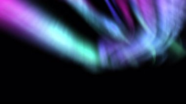 Aurora Senfonisi Canlandırılmış Kuzey Işıkları Mor ve Mavi