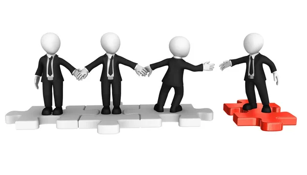 Give Your Hand Join Our Team Teamwork Concept — Stock Photo © 3D-Sparrow  #179638862