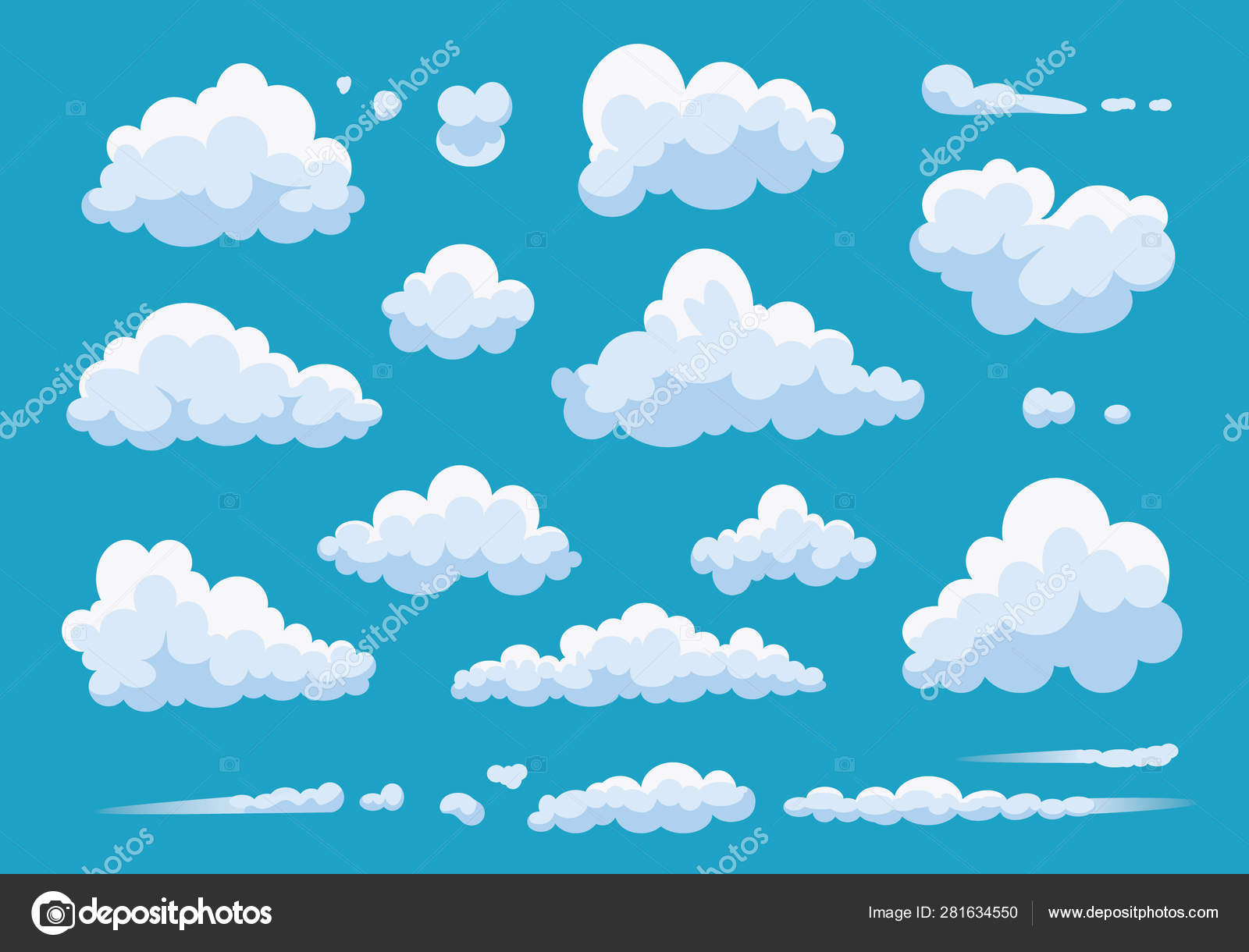 Set Of Cartoon Clouds Isolated On Blue Background Vector Collection White Cloud Illustration Blue Cloudy Sky Vector Image By C Denis Mail Ru Vector Stock Set Of Cartoon Clouds Isolated On Blue Background Vector Collection White Cloud Illustration Blue Cloudy Sky Vector Image By C Denis Mail Ru Vector Stock