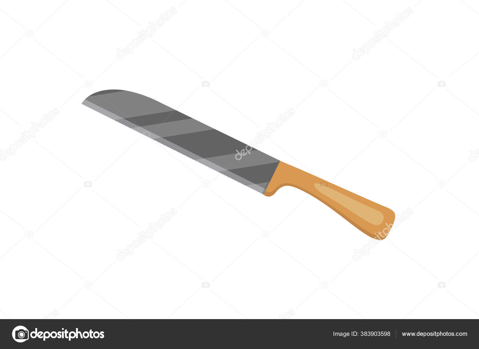 Pisau Vektor Untuk Toko Daging Utensil Pisau Dapur Untuk Memasak Stok Vektor Denis08131mailru 383903598