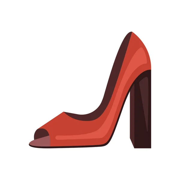 Barevné dámské boty. Dámská obuv módní obuv pro dívky. — Stockový vektor