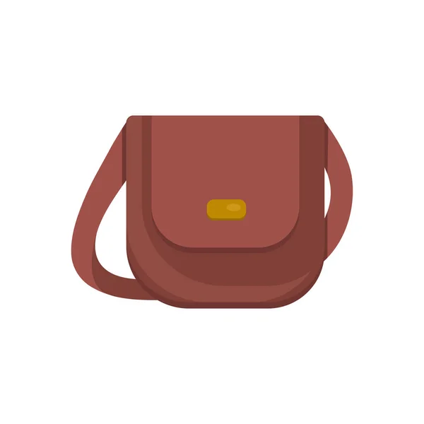 Žena taška ikona módní kabelka izolované na bílém pozadí. Dámské letní doplňky. — Stockový vektor