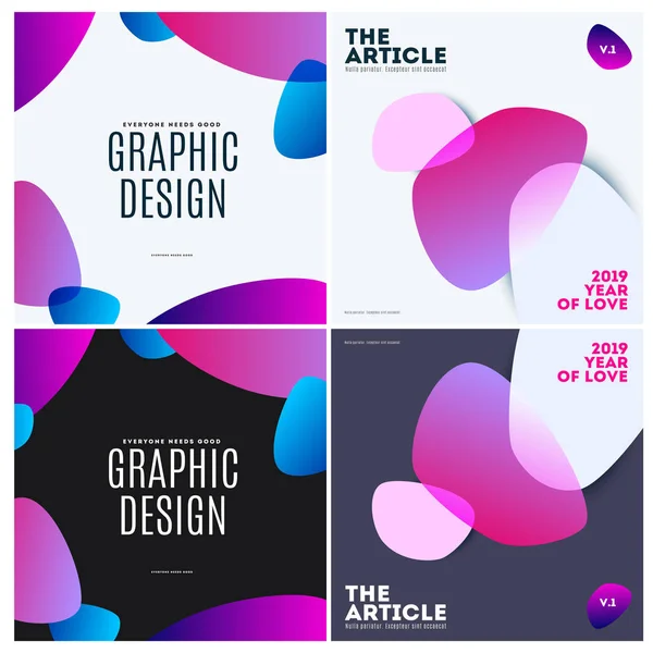 Diseño abstracto de elementos vectoriales coloridos para un fondo moderno con líneas suaves para la impresión de marcas comerciales. Ilustración De Stock