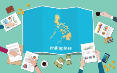 Türkiye ülke büyüme ulus takım tartışmak top vektör çizim den katlama haritalar manzaralı