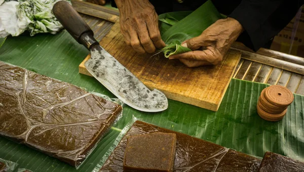 詹南库蛋糕传统食品从印尼中部爪哇巴坦佩卡隆甘 — 图库照片