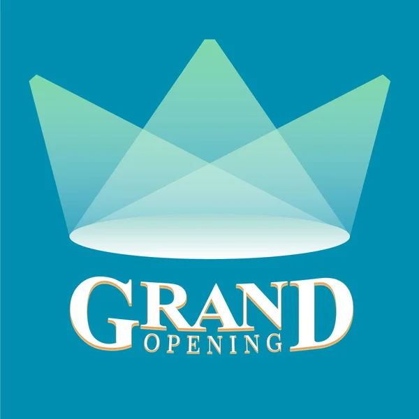 Grand Opening Vector Illustration Banner Background Store Shop Club Opening — Stock Vector