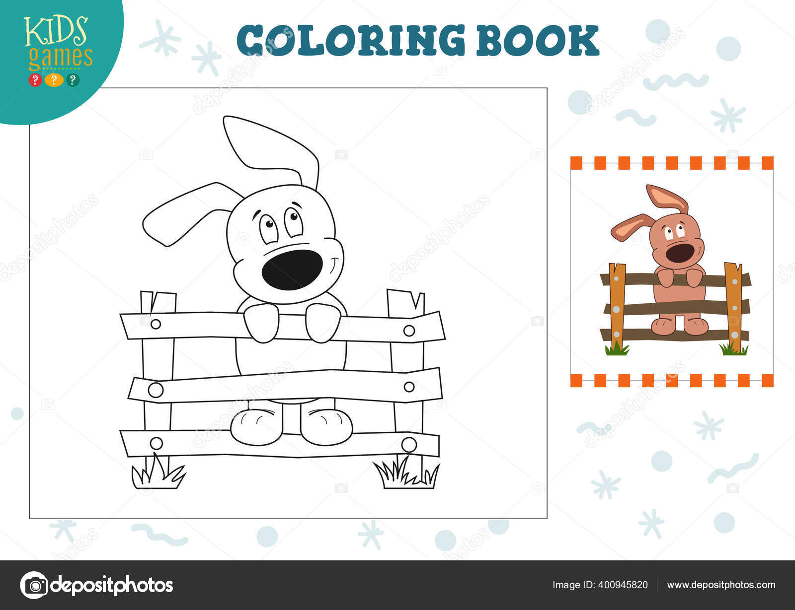 Colorir. Jogo educativo simples para crianças. Ilustração vetorial de um  trator . imagem vetorial de fortuna82© 278917510