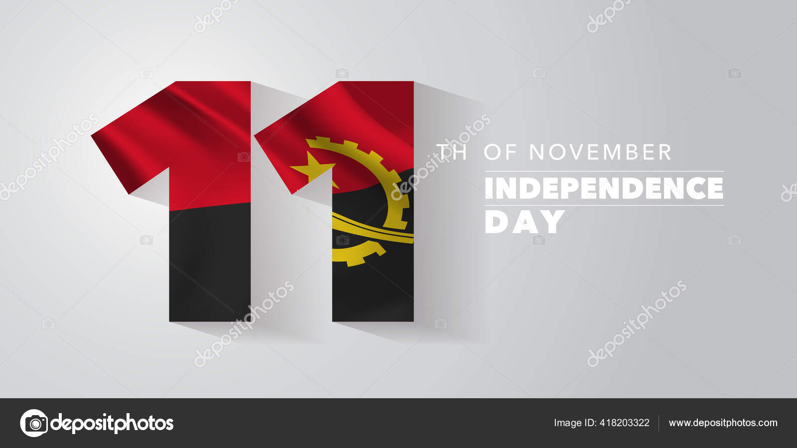 安哥拉独立日贺卡矢量图解11月11日安哥拉国庆日背景带有国旗元素 图库矢量图像 C Darthvector 安哥拉独立日贺卡矢量图解11月11日安哥拉国庆日背景带有国旗元素 图库矢量图像 C Darthvector