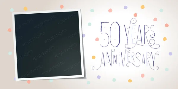 Years Anniversary Vector Icon Logo Template Design Element Greeting Card — Stock Vector