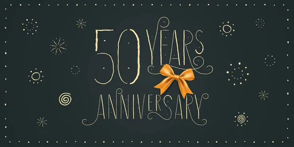 Years Anniversary Vector Icon Logo Banner Design Element Vintage Cute — Stock Vector