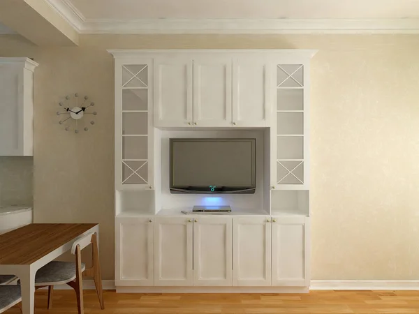 Beyaz tv stand modeli