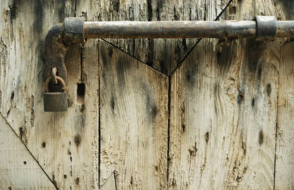 Eski Kapı Paslı Kilit — Stok fotoğraf