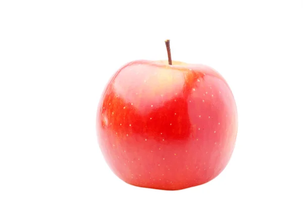 Reifer Apfel Isoliert Auf Weiß — Stockfoto