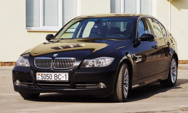 Bielorrusia Minsk Agosto 2019 Bmw Serie E90 330I Vista Lateral — Foto de Stock