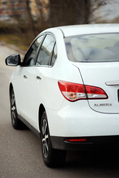 Беларусь Минск Октября 2019 Года Частный Экологический Автомобиль Nissan Almera — стоковое фото