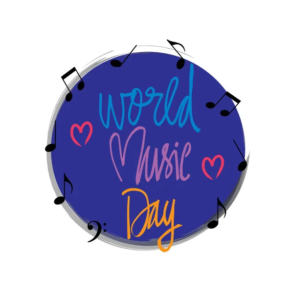 World Music Day concept