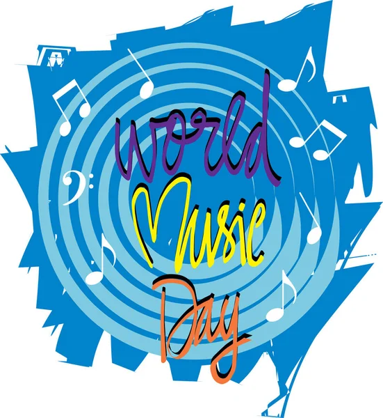 World Music Day concept