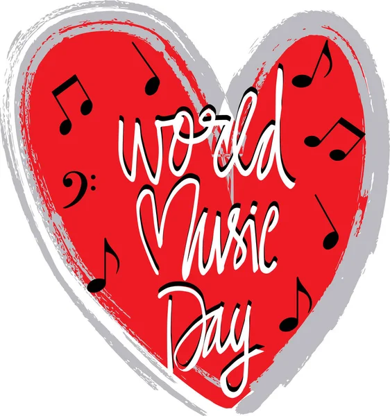 Παγκόσμια Ημέρα Μουσικής Έννοια — Φωτογραφία Αρχείου