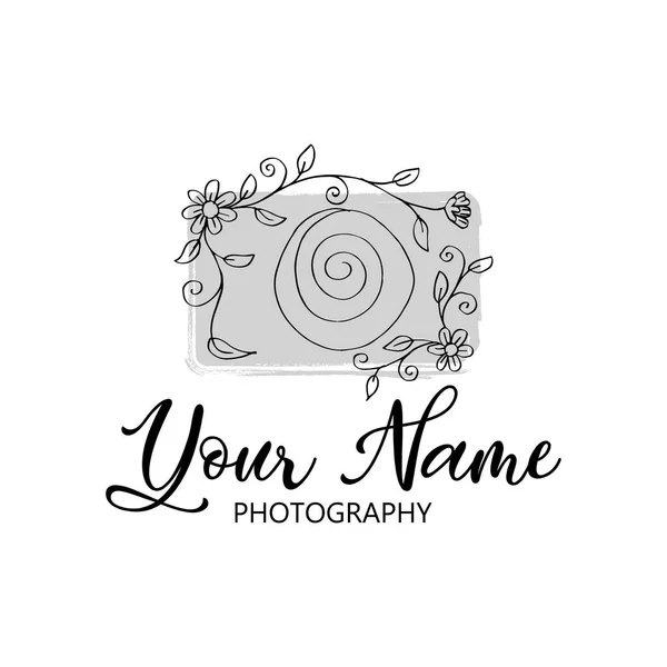 Foto Câmera Logotipo Design — Fotografia de Stock