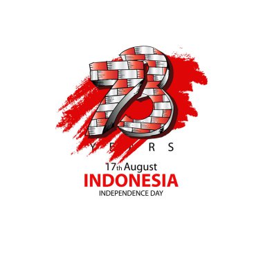 Poster Endonezya bağımsızlık günü