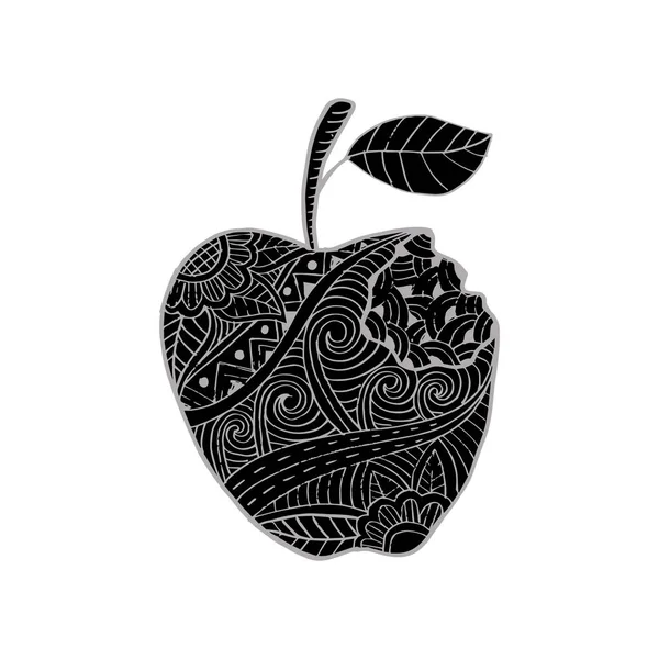 Apple Handritad Dekorativ Frukt — Stockfoto