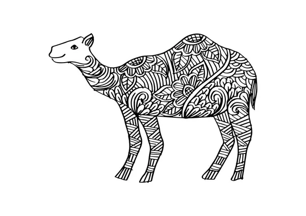 Декоративный Верблюд Орнаментом — стоковое фото