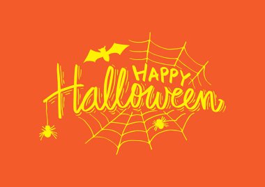 Mutlu Cadılar Bayramı tebrik kartı