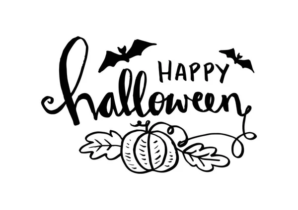 Tarjeta Felicitación Feliz Halloween —  Fotos de Stock