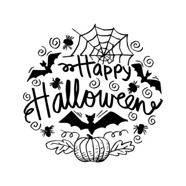  Mutlu Cadılar Bayramı tebrik kartı