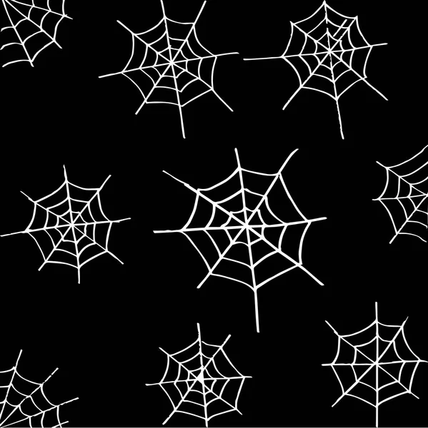 Spinnennetz Mit Schwarzem Hintergrund — Stockfoto