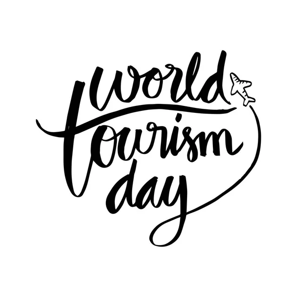 Journée Mondiale Tourisme Concept — Photo
