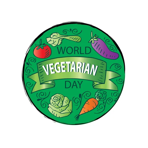 Giornata Mondiale Vegetariana Concetto — Foto Stock