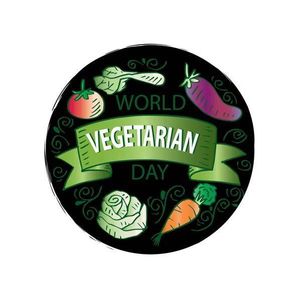 Giornata Mondiale Vegetariana Concetto — Foto Stock