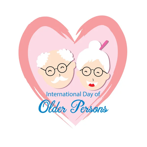 Internationella Dagen För Äldre Personer — Stockfoto