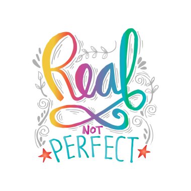 Mükemmel gerçek değil el yazı