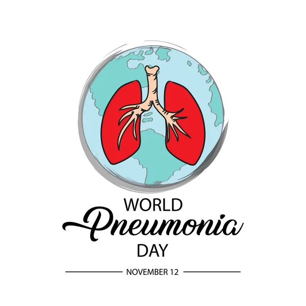 Παγκόσμια Ημέρα Πνευμονίας Νοεμβρίου — Φωτογραφία Αρχείου