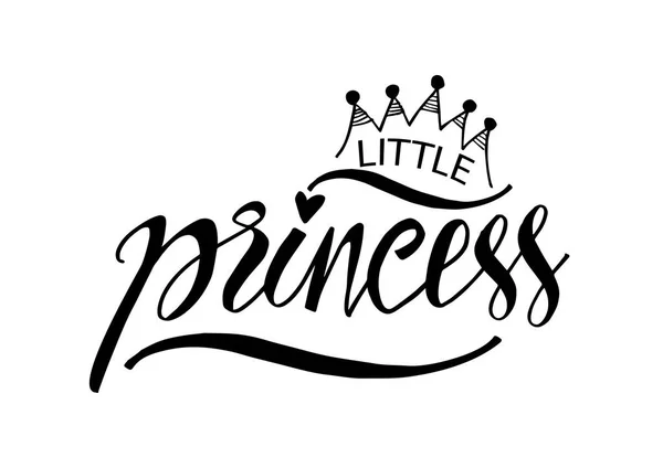 Princesita Caligrafía Moderna — Archivo Imágenes Vectoriales